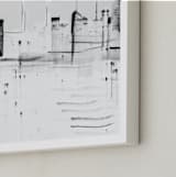 "nyc night lights " - Art Print in Black and White by Kaitlin Rebesco - Frame Close-up