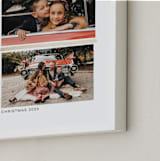 "4 Photo Collage" - Foil Framed Photo in Gold by Hooray Creative - Frame Close-up