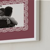 "Chantilly: Landscape" - Framed Photo in Dusty Rose by Erica Krystek - Frame Close-up