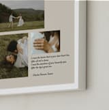 "Harmony" - Framed Photo in Crepe by Emily Sabol Goss - Frame Close-up