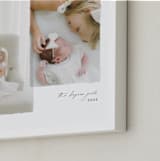 "Framed Photo: Torn Two Photo" - Framed Photo in White by Brianne Larsen - Frame Close-up