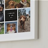 "Seven Photo: Landscape Framed Photo" - Framed Photo in Ebony by Chris Griffith - Frame Close-up