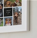 "Seven Photo: Landscape Framed Photo" - Framed Photo in Ebony by Chris Griffith - Frame Close-up