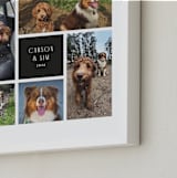"Seven Photo: Landscape Framed Photo" - Framed Photo in Ebony by Chris Griffith - Frame Close-up