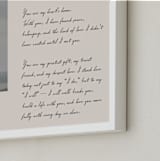 "Poetic" - Framed Photo in Ecru by Jenna Holcomb - Frame Close-up