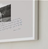 "Love Scribble: Landscape" - Framed Photo in Ocean by Jenny Millington - Frame Close-up