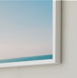 "Martha's Horizon" - Art Print in Sky Blue by Whitney Deal - Frame Close-up