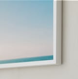 "Martha's Horizon" - Art Print in Sky Blue by Whitney Deal - Frame Close-up