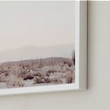 "Ocotillo II" - Art Print in morning blush by Kamala Nahas - Frame Close-up