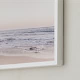 "Malibu View No. 2" - Art Print in coastal blush by Kamala Nahas - Frame Close-up