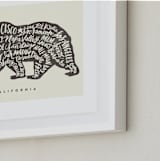 "California Bear" - Art Print in Bear by Griffinbell Paper Co. - Frame Close-up