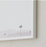 "Scenes from Eilat 2018, 32" - Art Print in Desert Sky by Tal Paz-Fridman - Frame Close-up