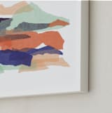 "mountain sunset one" - Art Print in golden hour by Carrie Moradi - Frame Close-up