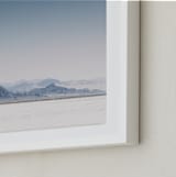 "Zzyzx" - Art Print in mountain blue by Kamala Nahas - Frame Close-up