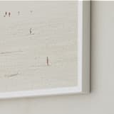 "Fullness - I" - Art Print in Sand Cream by Alexandra Feo - Frame Close-up