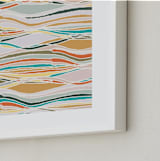 "Colorful landscapes" - Art Print in Mint Landscape by Bethania Lima - Frame Close-up