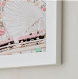 "Park Play In Sorbet" - Art Print in Rainbow Sherbert by Shannon Howard - Frame Close-up