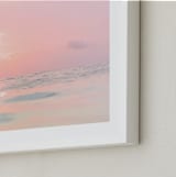 "Sorbet Sea 3" - Art Print in pink by Kamala Nahas - Frame Close-up