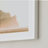 "Gold Coast" - Art Print in Gold by Mike Sunu - Frame Close-up