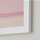 "Ocean Lines" - Art Print in Rose by Irene Suchocki - Frame Close-up