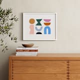 "Color Form" - Art Print in Pacific Blue by Ampersand Design Studio - In a Room