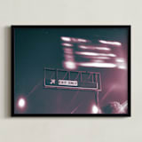 "Exit Only" - Art Print in Midnight by Adam Stanzak - Framed