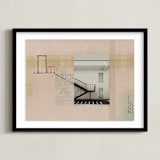 "But Leave the Keys" - Art Print in Notebook by Maja Cunningham - Framed