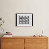 "The Worm in Motion" - Art Print in Vintage Grey by Kelsey Mucci - In a Room