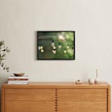"String of Lights" - Art Print in Leaf Green by L. Daniel - In a Room