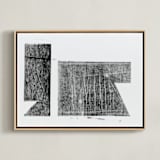 "When We Were Hidden I" - Art Print in Ink by Akweley Creative - Framed Canvas