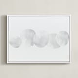 "Stepping Stones" - Art Print in Stone by Malena Southworth - Framed Canvas