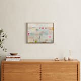 "Dotted Dash" - Art Print in Wheat by Lindsay Megahed - In a Room