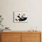 "I Wandered in the Forest" - Art Print in Forest Green by Sarah McInroe - In a Room