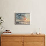 "Take Off Your Cloud, Stay A While" - Art Print in Blush by Khara Ledonne - In a Room
