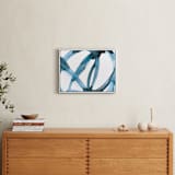 "Stay Connected II" - Art Print in Indigo Blue by Mary Gaspar - In a Room