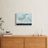 "Late in the Day" - Art Print in Slate Blue by Mya Bessette - In a Room
