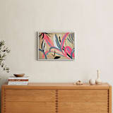 "Pink foliage" - Art Print in bright pink by FERNANDA MARTINEZ - In a Room