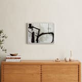 "Abstract Untitled 1" - Art Print in Black and White by Kirsta Benedetti - In a Room