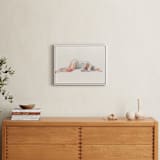 "Melancolia" - Art Print in nude pink by Catilustre - In a Room