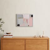 "atmospheric" - Art Print in Apricot by Amy Gray - In a Room