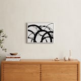"Mountain Shadows No. 2" - Art Print in Shadow Black by Christina Flowers - In a Room