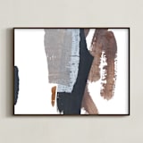 "A Trail to Follow" - Art Print in Obsidian by Jennifer Daily - Framed