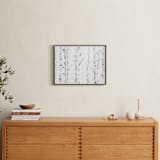 "Birch Story" - Art Print in Birch Grey by jinseikou - In a Room