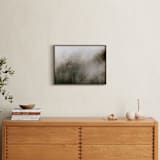 "Pacific North Fog" - Art Print in Forest Green by 1885 Atelier - In a Room
