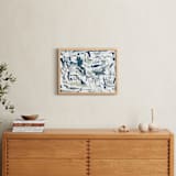 "Take The Leap" - Art Print in Ocean by Kristine Sarley - In a Room