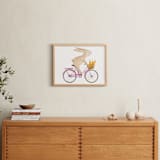 "Fast Riders IV" - Art Print in Violet by Francisca Reyes - In a Room