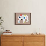 "Elephadots" - Art Print in Earth by Maja Cunningham - In a Room