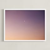 "Between Day and Night" - Art Print in Dusky Pink by Katrina Elise - Framed