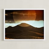 "the new sun" - Art Print in Warm Brown by Jacob Loafman - Framed