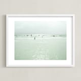 "Dream of Summer 2" - Art Print in Jolly Sea by Rega - Framed